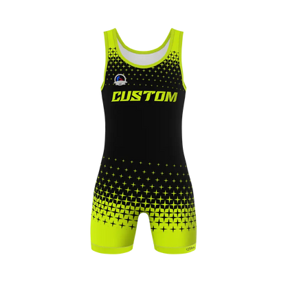 Custom Stars Sublimated Wrestling Singlet